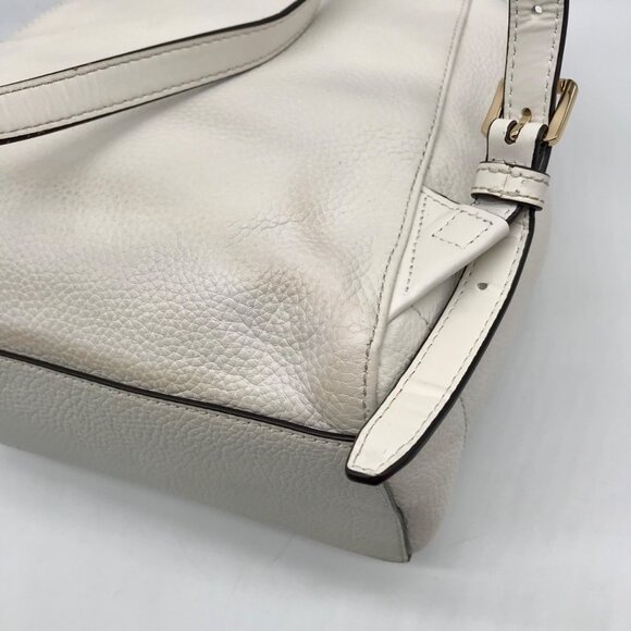 Michael Kors Optic White Pebbled Leather Ginger Backpack main image 9